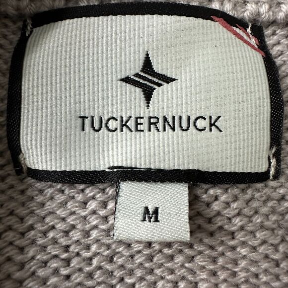 Tuckernuck Bexley Sweater Women’s Medium Light Beige Wool Knitted Long Sleeve - Picture 7 of 11